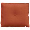 vidaXL Cojín de Espalda Rojo Naranja 60 x 50 cm Tela de pana