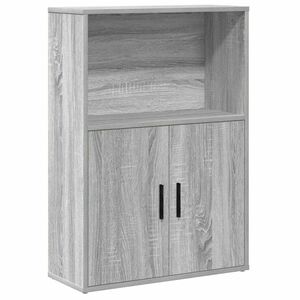 vidaXL Estanter&iacute;a de madera de ingenier&iacute;a gris sonoma 60x24x85 cm