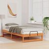 vidaXL Estructura de cama Marrón 80 x 220 cm Madera de pino macizo