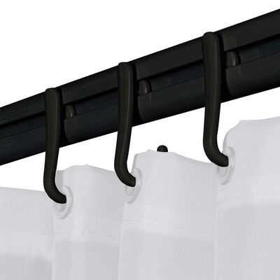 Sealskin Barra para cortina de ducha Easy-Roll negro