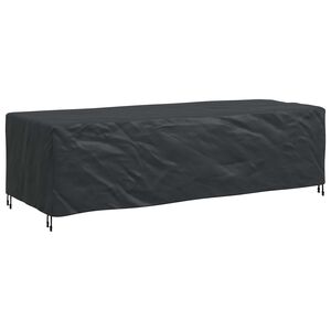 vidaXL Funda para muebles Liso Negro 270 x 110 x 70 cm 600D