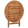 vidaXL Comedor de jardín plegable 5 piezas de madera maciza de acacia