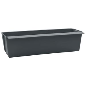 vidaXL Cajas de flores para palets Euro 24 uds. Gris Polipropileno