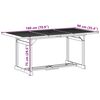 vidaXL Juego comedor de jard&iacute;n 9 pzas madera maciza acacia 180x90x75cm