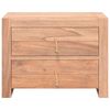 vidaXL Aparador de madera maciza de teca 80x35x60 cm