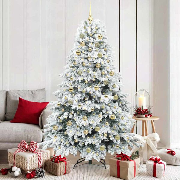 vidaXL &Aacute;rbol de Navidad artificial con 300 LED 180 cm PE y PVC