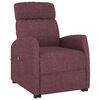 vidaXL Sillón elevable tela morado