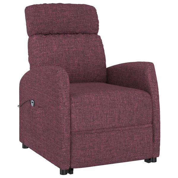 vidaXL Sillón elevable tela morado