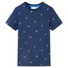vidaXL Camiseta infantil azul oscuro 92