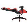 Rousseau Silla de gaming Eric de cuero sint&eacute;tico rojo