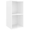 vidaXL Muebles de salón de pared 4 piezas blanco y roble Sonoma