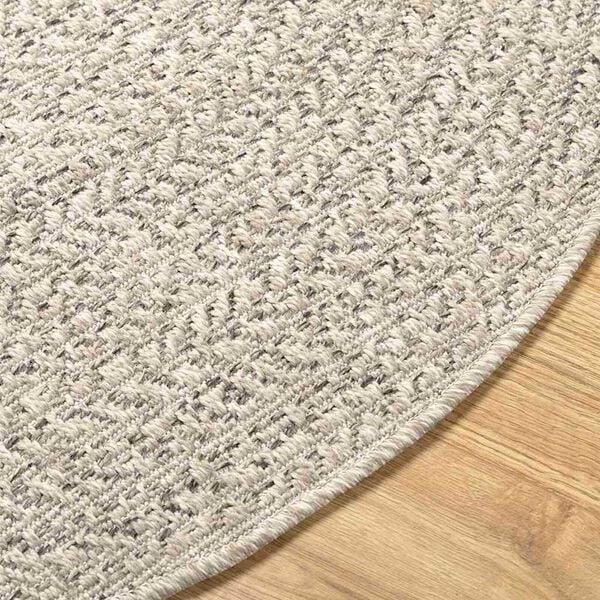 vidaXL Alfombra ZIZUR Crema 170 x 120 cm Polipropileno