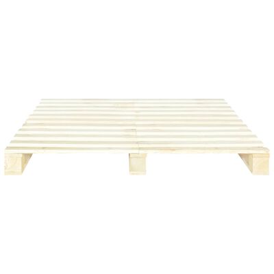 vidaXL Estructura de cama de palés madera maciza de pino 200x200 cm