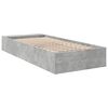 vidaXL Estructura de cama madera de ingenier&iacute;a gris hormig&oacute;n 90x190 cm