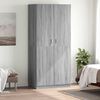 vidaXL Armario madera contrachapada gris Sonoma 90x52x200 cm