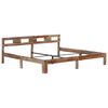 vidaXL Estructura de cama sin colch&oacute;n madera maciza 200x200 cm