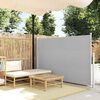 vidaXL Toldo lateral retráctil 140x300 cm gris