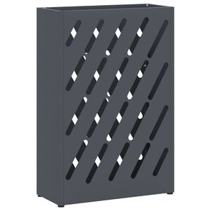 vidaXL Soporte para Paraguas de Lluvia Gris antracita 28 x 12 x 41 cm