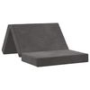 vidaXL Sof&aacute; Cama Plegable 100 x 67 x 45 cm Gris oscuro