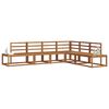vidaXL Conjunto de sof&aacute;s de exterior 6 Pieza Natural