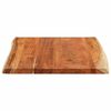 vidaXL Tablero de mesa rectangular borde natural acacia 110x80x3,8 cm