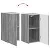 vidaXL Conjunto de mueble de TV 4 pcs Gris Sonoma Madera de ingenier&iacute;a