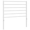 vidaXL Cabecero de repuesto de metal blanco 100 cm