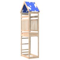 vidaXL Torre de juegos madera maciza pino 85x52,5x265 cm