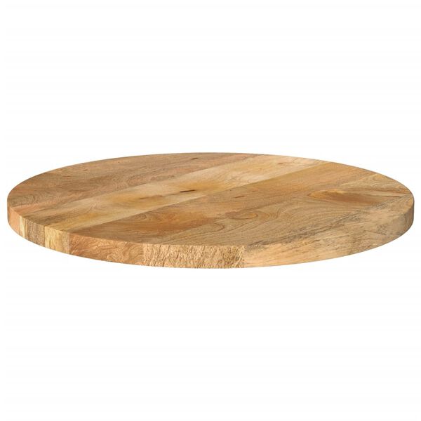 vidaXL Tablero de mesa redondo madera maciza de mango &Oslash; 60x2,5 cm