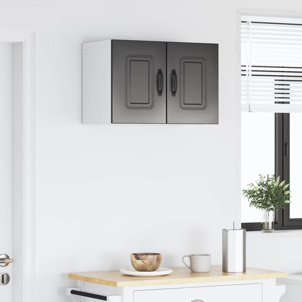 vidaXL Mueble de Cocina Kalmar 2 pcs Negro 30 x 31 x 40 cm