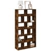 vidaXL Estanter&iacute;a madera de ingenier&iacute;a roble ahumado 100x33x187,5 cm