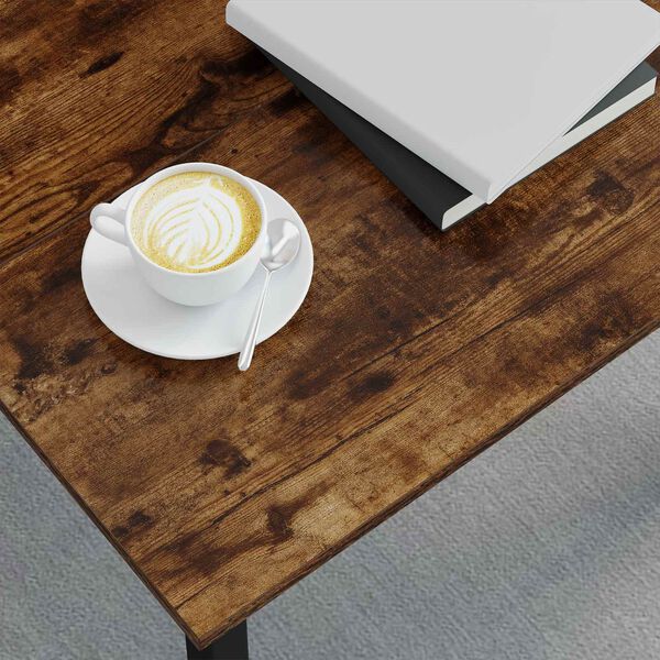 vidaXL Mesa de Caf&eacute; Roble Humo 60 x 60 x 36 cm Madera de ingenier&iacute;a