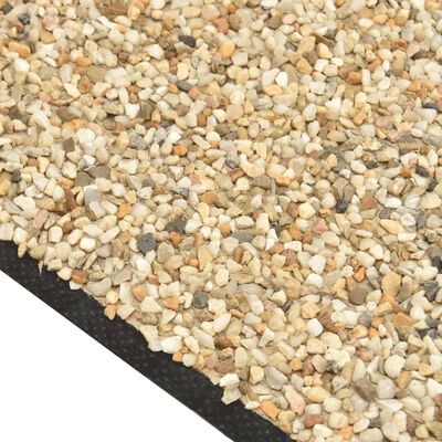 vidaXL Revestimiento de piedra color arena natural 400x60 cm