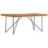 vidaXL Mesa de comedor de madera maciza de acacia 180x90x76 cm