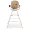 CHILDHOME Coj&iacute;n asiento trona Evolu Newborn madera natural antracita