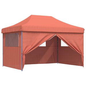vidaXL Carpa de Fiesta Terracota 279 x 410 x 315 cm Tela Oxford