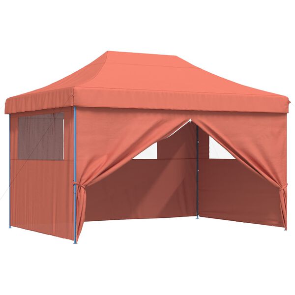 vidaXL Carpa de Fiesta Terracota 279 x 410 x 315 cm Tela Oxford