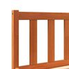 vidaXL Estructura de cama sin colch&oacute;n madera maciza marr&oacute;n 90x190 cm