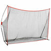 vidaXL Red de pr&aacute;ctica de golpe de golf metal 356x92,5x215 cm
