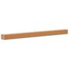 vidaXL Arriate elevado Marr&oacute;n Claro 582 x 50 x 36 cm Acero Galvanizado