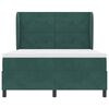 vidaXL Cama tipo Box Spring Verde oscuro 200 x 140 cm Terciopelo