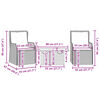 vidaXL Set muebles de jard&iacute;n 3 piezas y cojines rat&aacute;n sint&eacute;tico beige