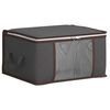 vidaXL Caja de almacenamiento con ventana lateral transparente