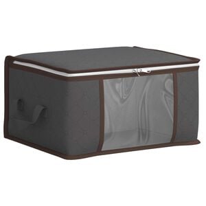 vidaXL Caja de almacenamiento con ventana lateral transparente