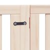vidaXL Puerta para perros plegable 12 paneles madera de &aacute;lamo 960 cm