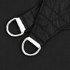 vidaXL Toldo de vela cuadrado tela Oxford negro 2x2 m