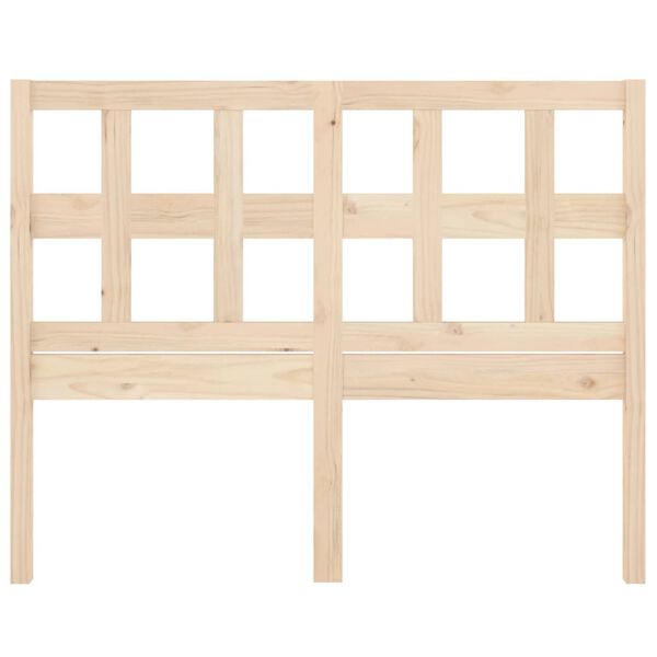 vidaXL Cabecero de cama madera maciza de pino 140,5x4x100 cm
