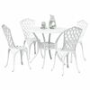 vidaXL Conjunto de Comedor de Jard&iacute;n 5 pcs Aluminio