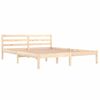 vidaXL Estructura de cama sin colch&oacute;n madera maciza de pino 160x200 cm