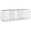 vidaXL Cesta de gaviones con cubierta hierro galvanizado 300x100x100cm